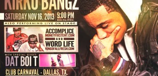 Word Life Performing Live w/ Kirko Bangz @ Carnaval Dallas - Nov. 16.2013